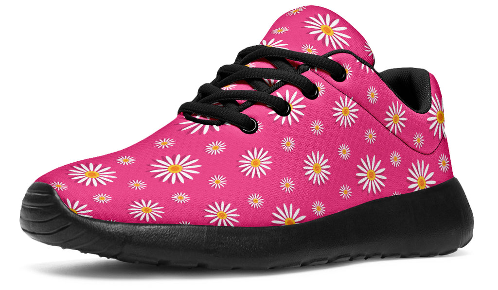 Daisies on Hot Pink