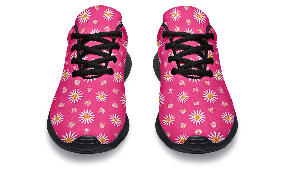 Daisies on Hot Pink
