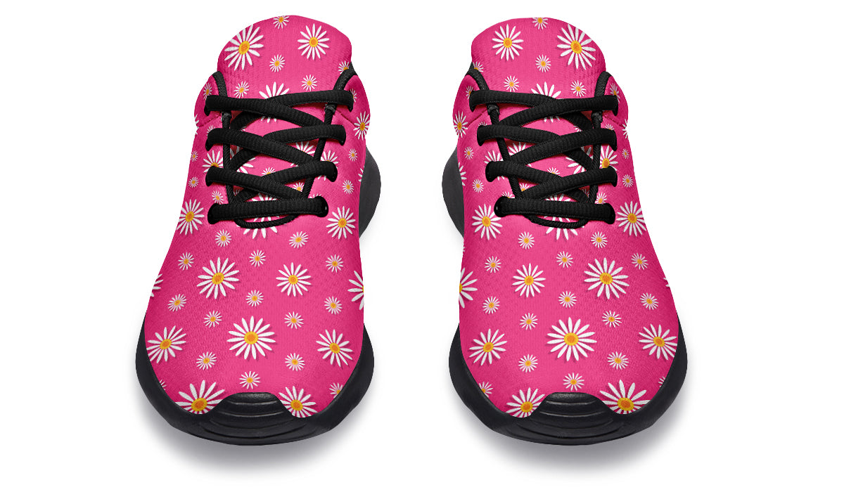 Daisies on Hot Pink
