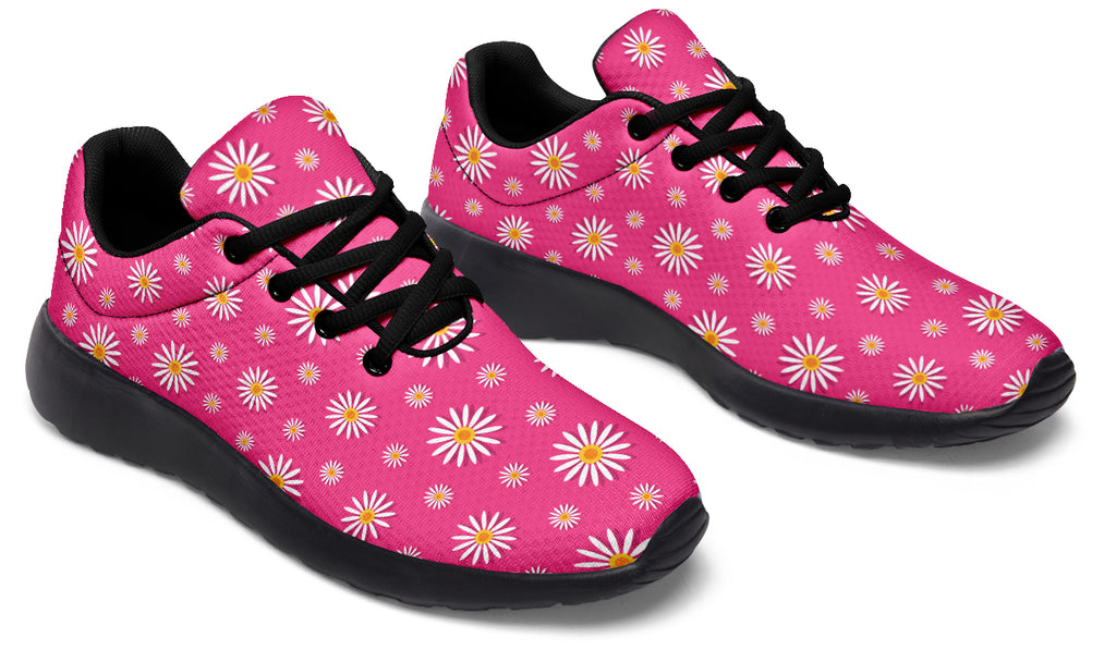 Daisies on Hot Pink