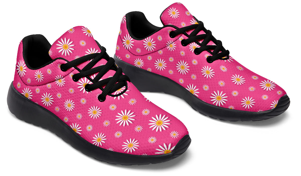 Daisies on Hot Pink