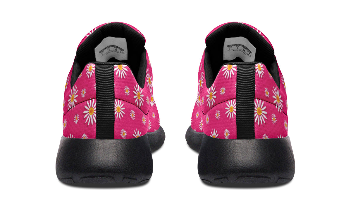 Daisies on Hot Pink