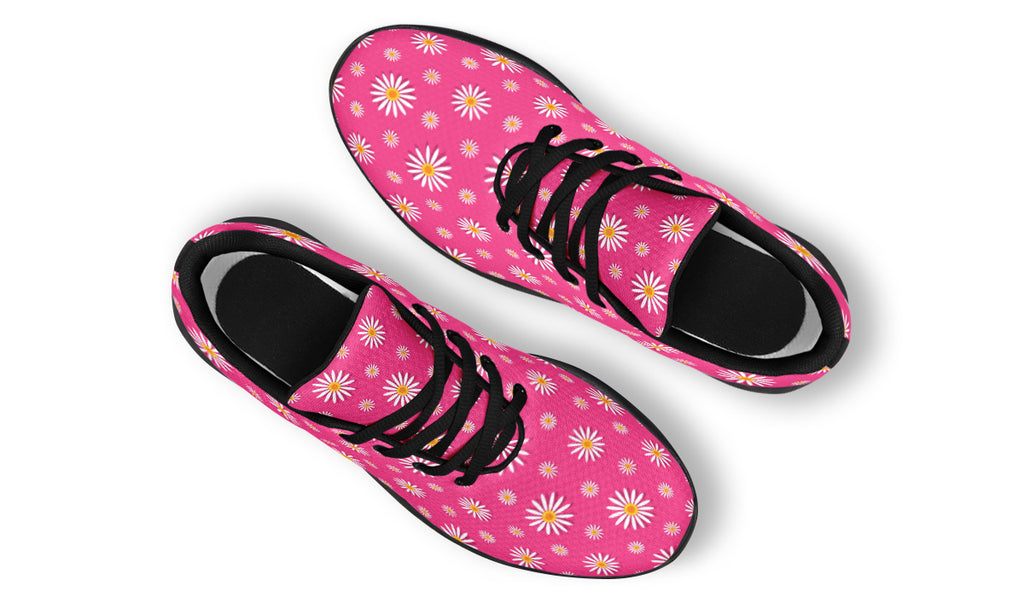 Daisies on Hot Pink