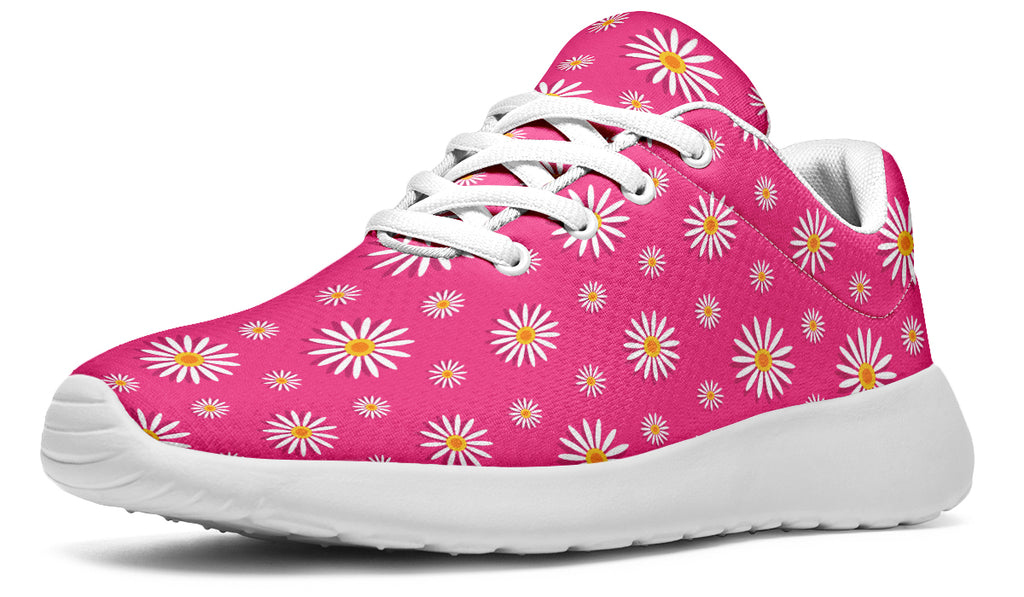Daisies on Hot Pink