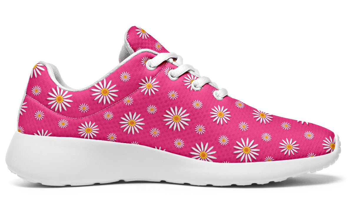 Daisies on Hot Pink