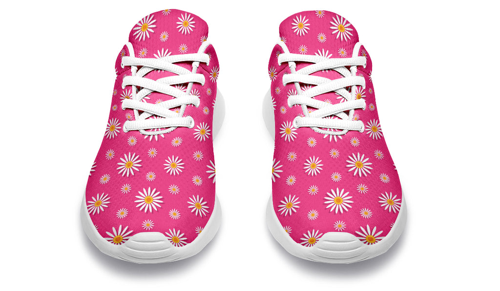 Daisies on Hot Pink