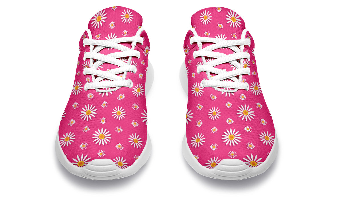 Daisies on Hot Pink