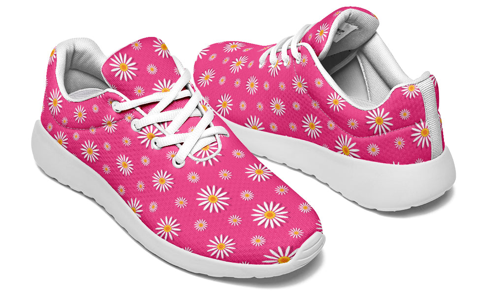 Daisies on Hot Pink