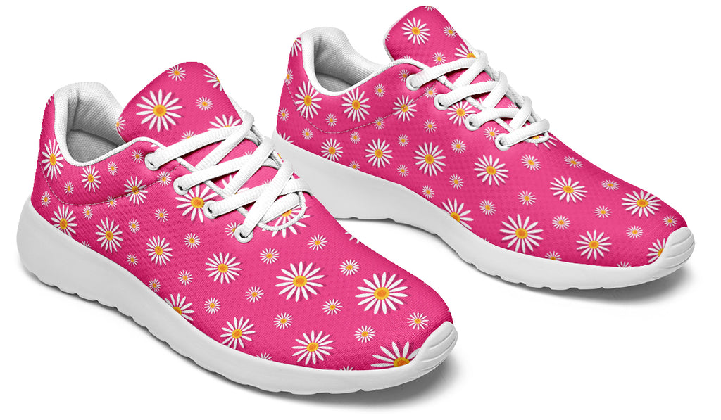 Daisies on Hot Pink