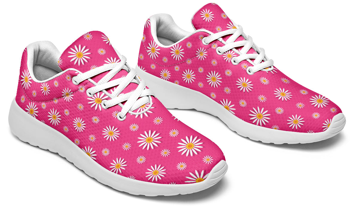 Daisies on Hot Pink