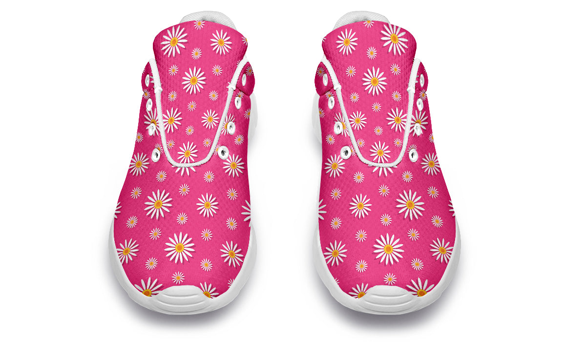 Daisies on Hot Pink