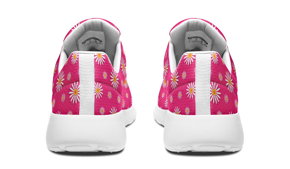Daisies on Hot Pink