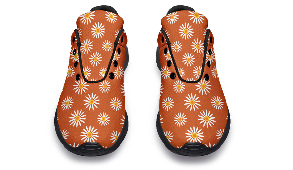 Daisies on Orange