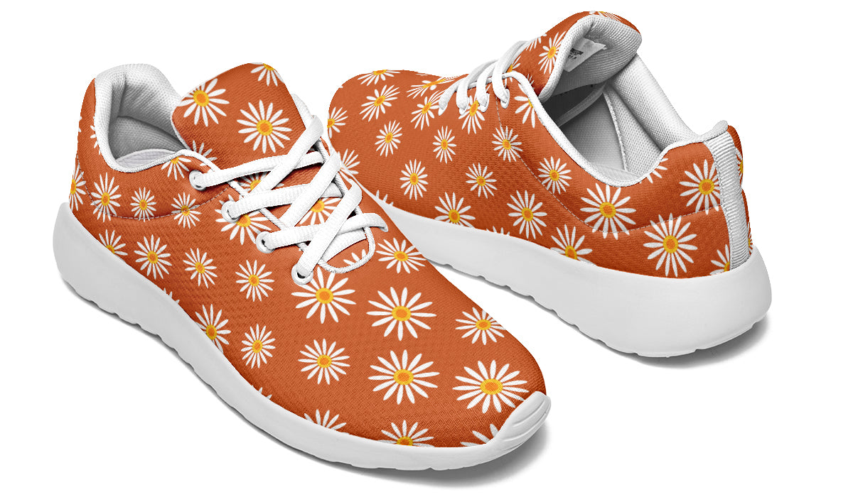 Daisies on Orange