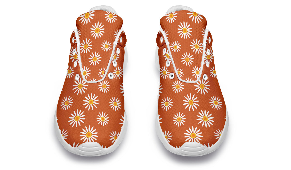 Daisies on Orange