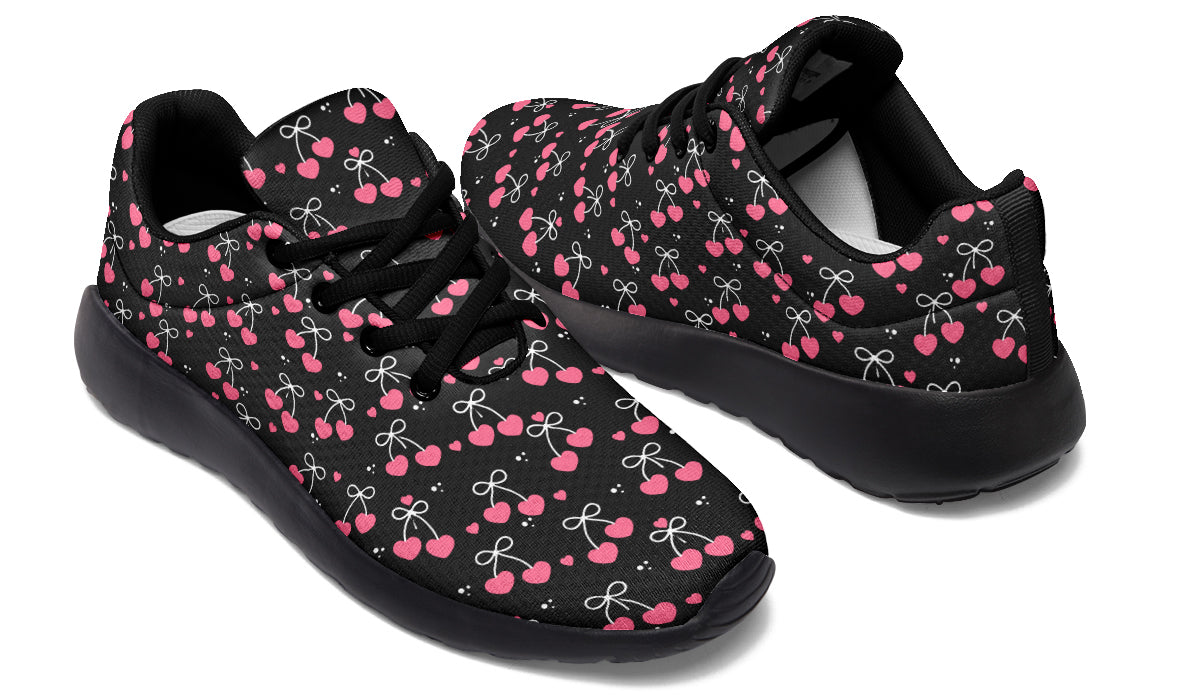 Heart Bows on Black