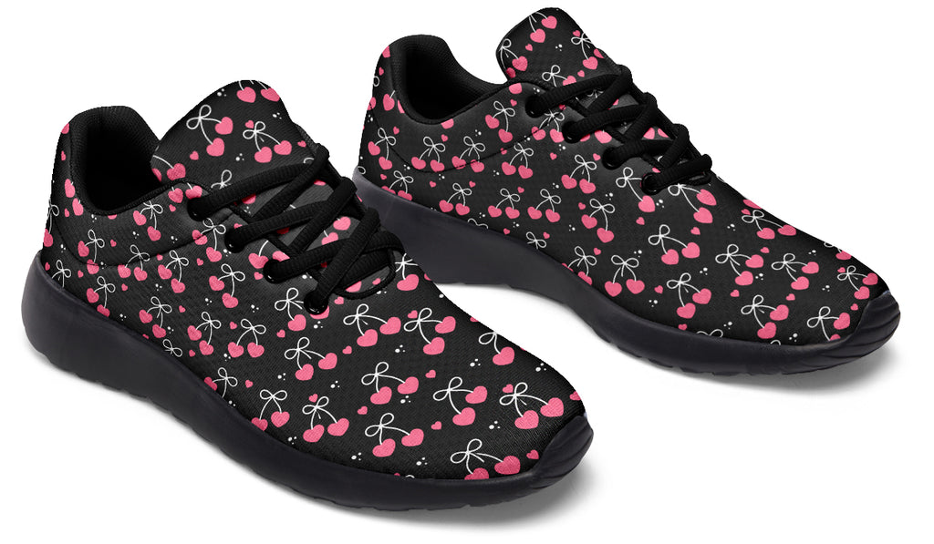 Heart Bows on Black