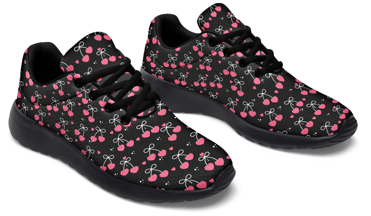 Heart Bows on Black