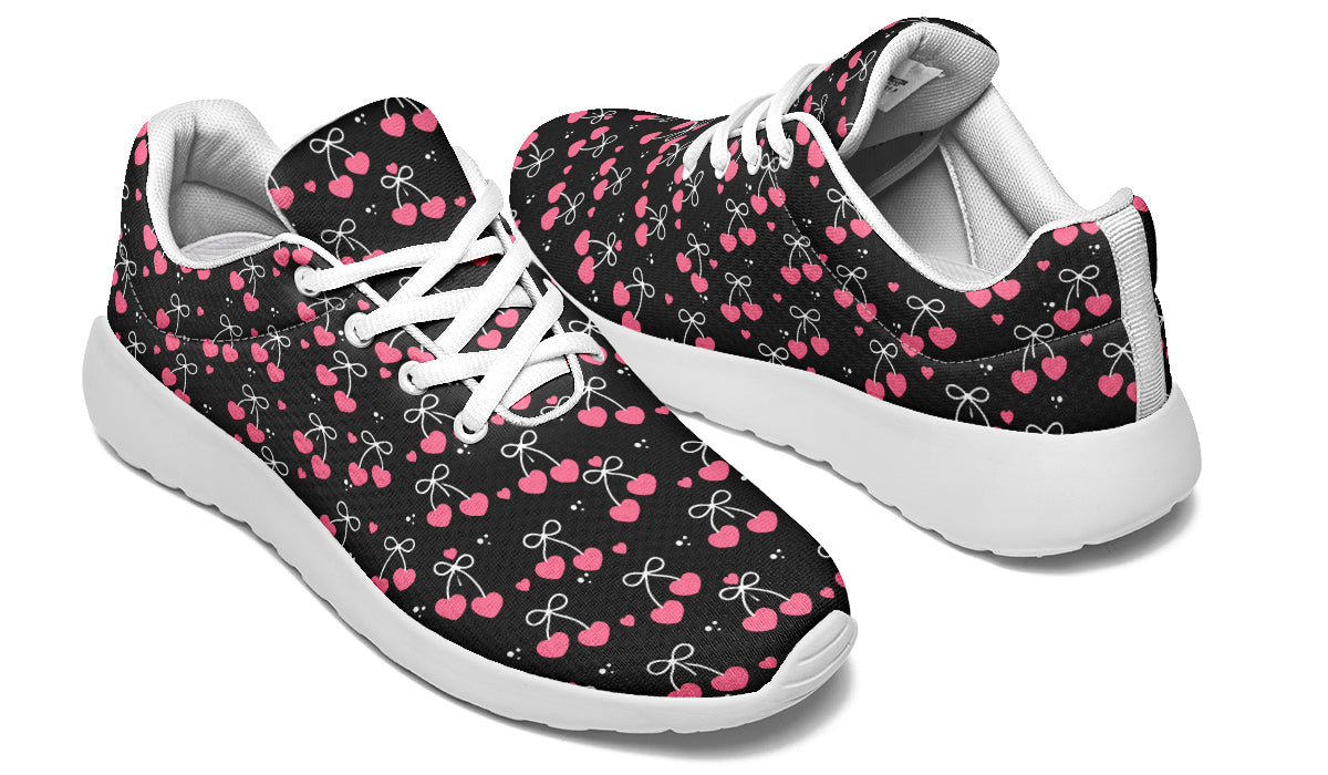 Heart Bows on Black