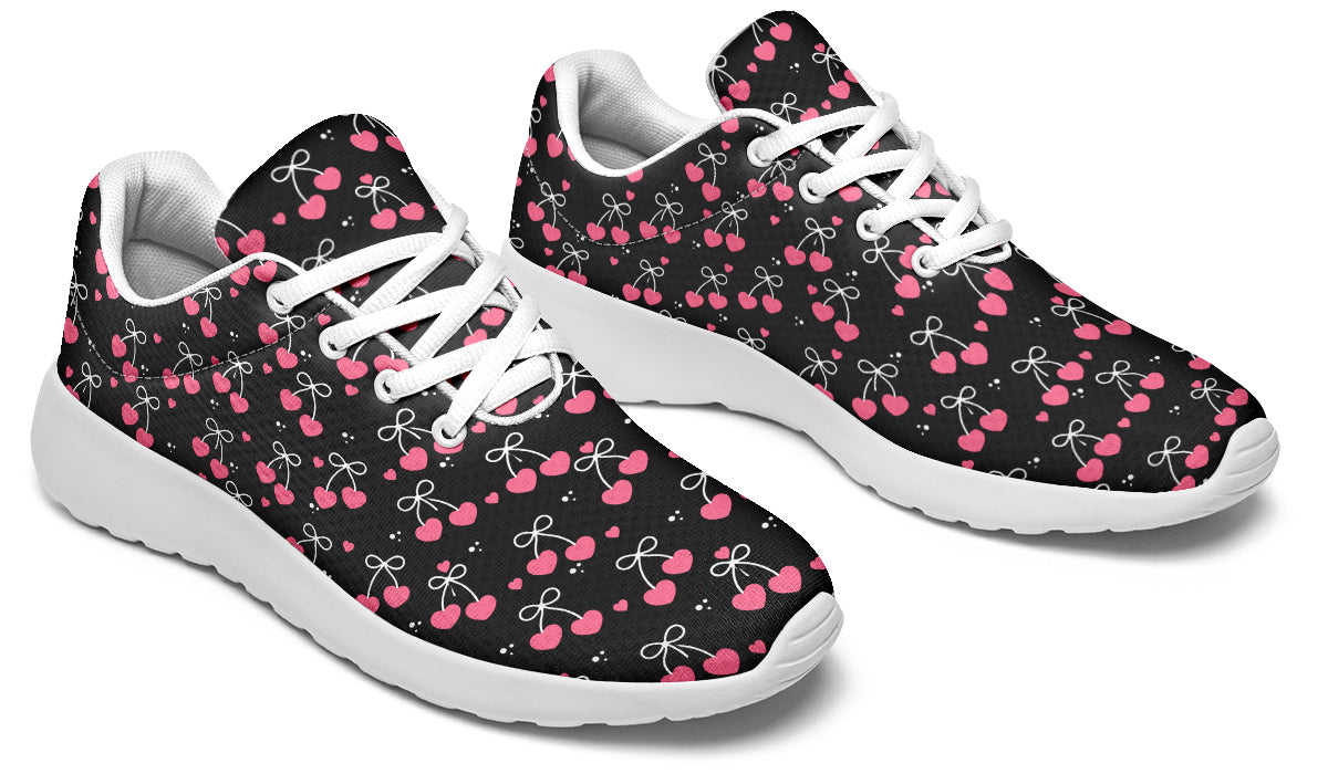 Heart Bows on Black