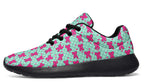 Hot Pink Bows on Mint