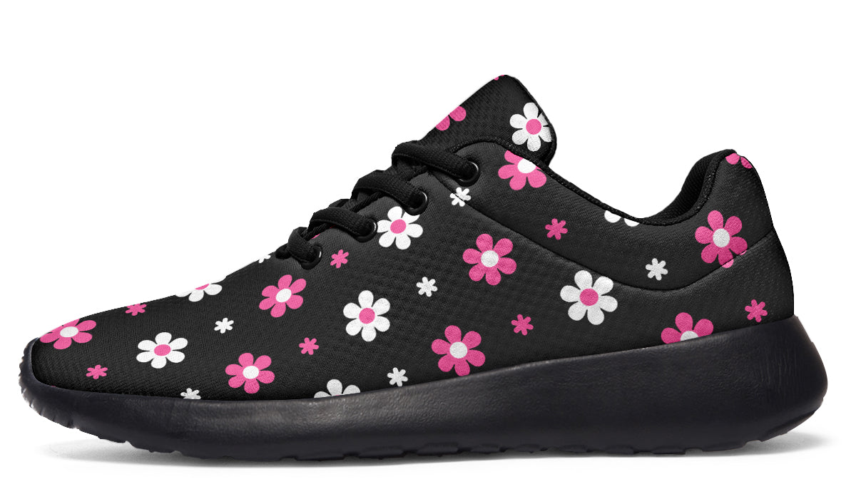 Pink and Black Flowers