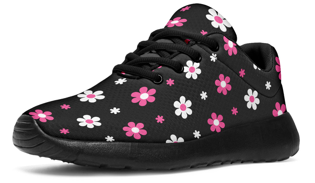 Pink and Black Flowers