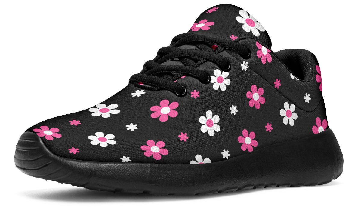 Pink and Black Flowers