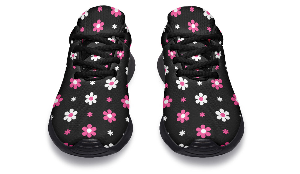 Pink and Black Flowers