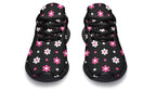 Pink and Black Flowers