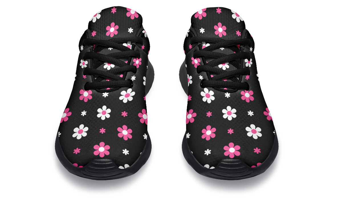 Pink and Black Flowers