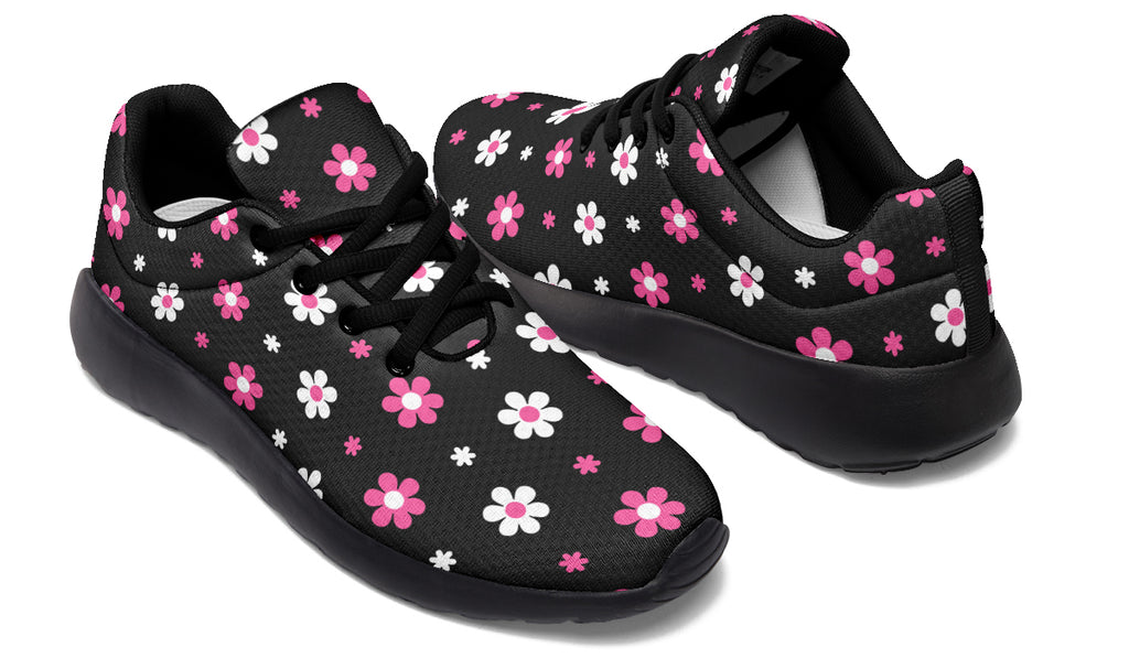 Pink and Black Flowers