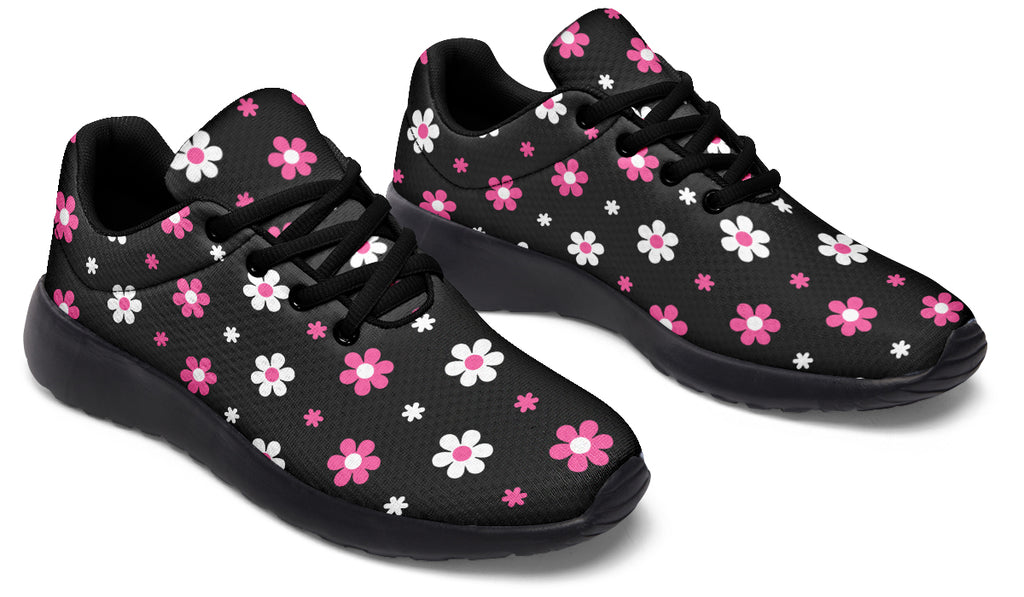 Pink and Black Flowers