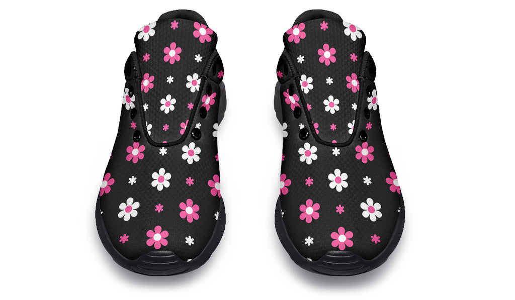 Pink and Black Flowers