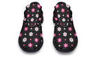 Pink and Black Flowers