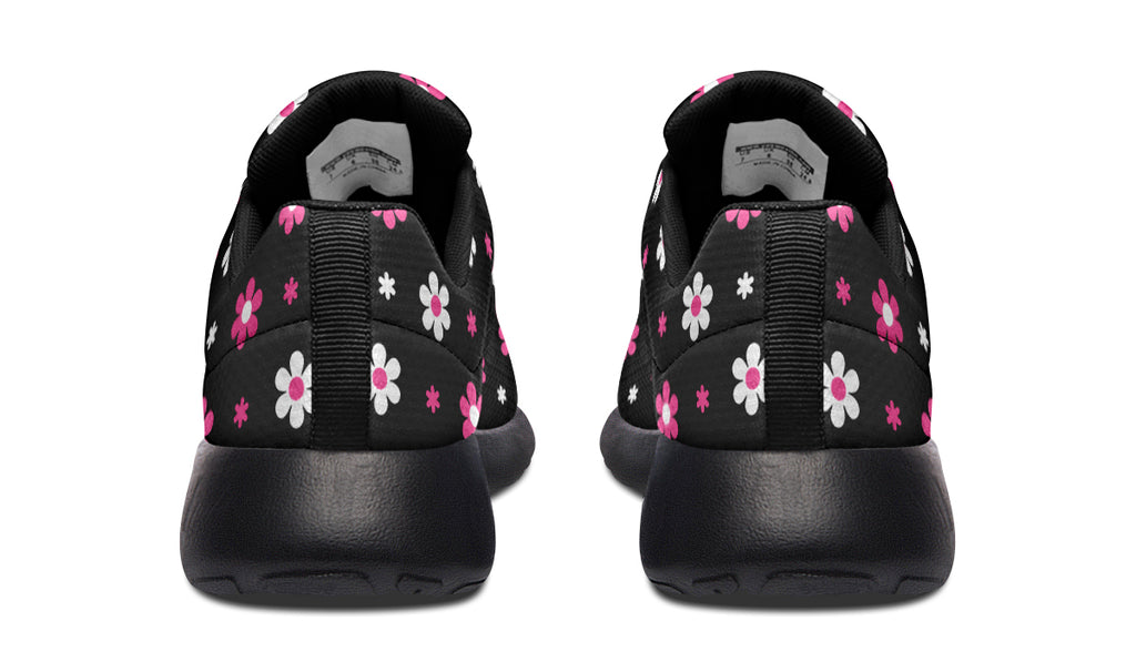 Pink and Black Flowers