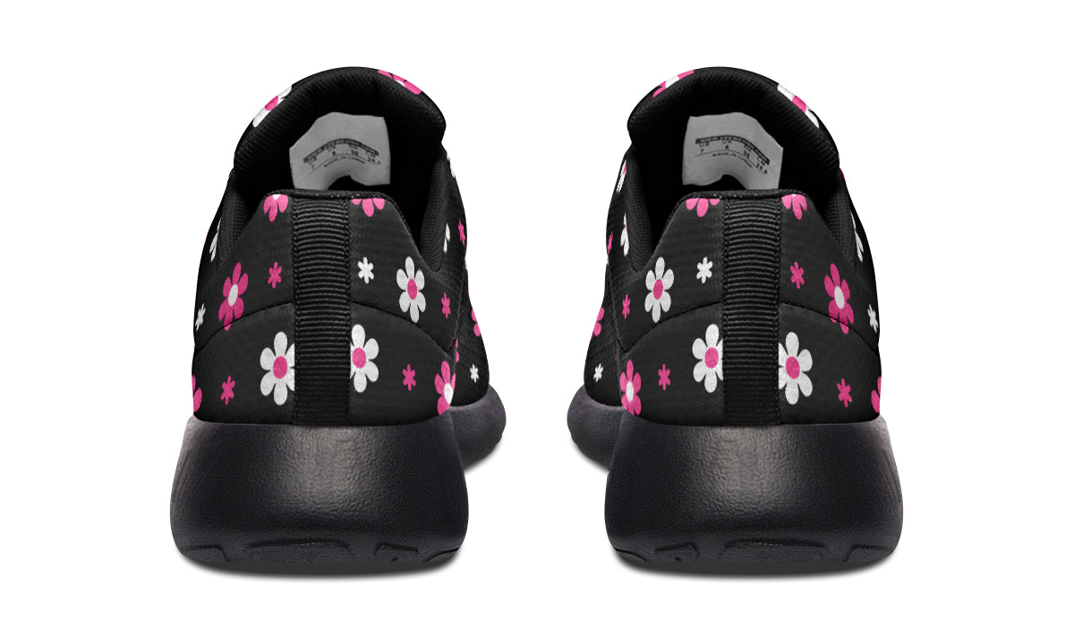 Pink and Black Flowers