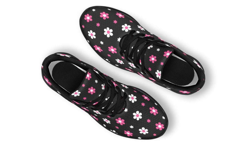 Pink and Black Flowers