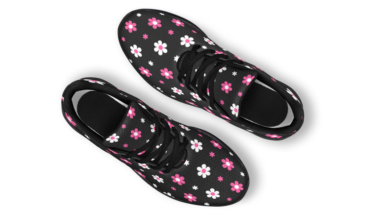 Pink and Black Flowers