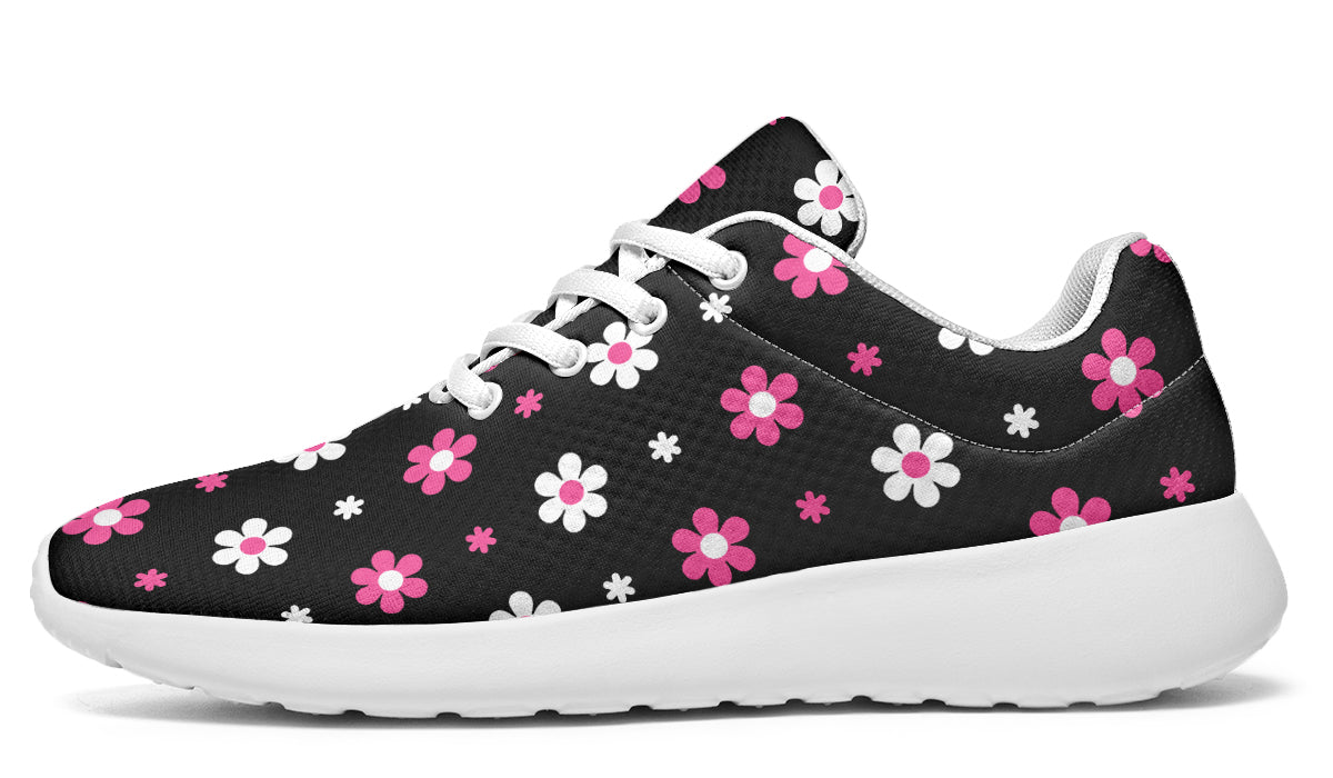 Pink and Black Flowers
