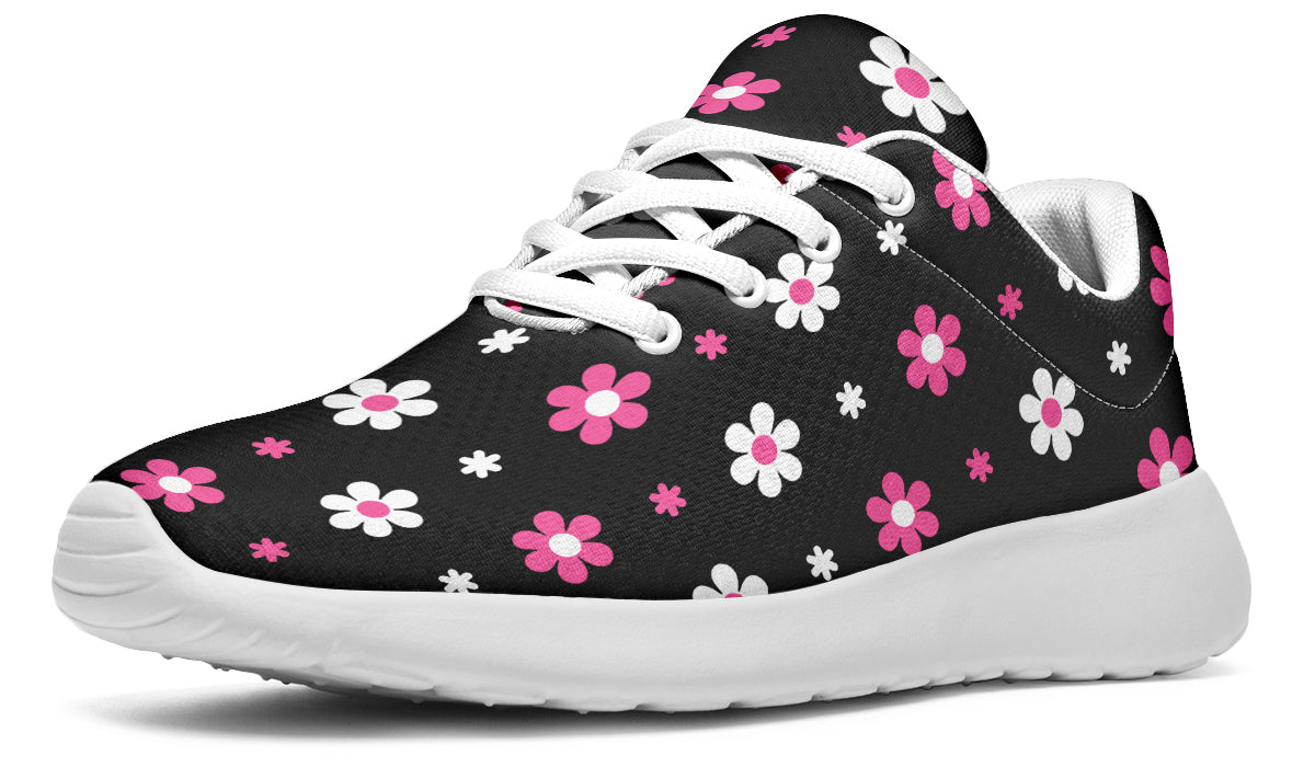 Pink and Black Flowers