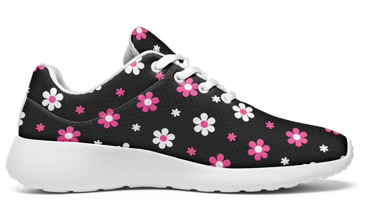 Pink and Black Flowers