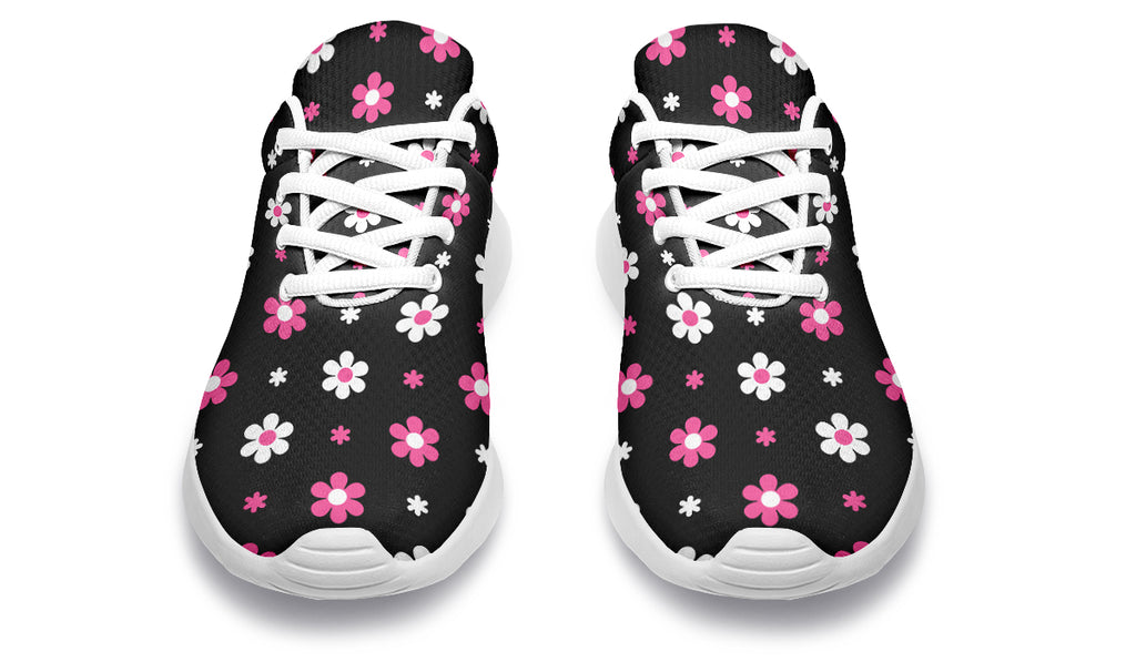 Pink and Black Flowers