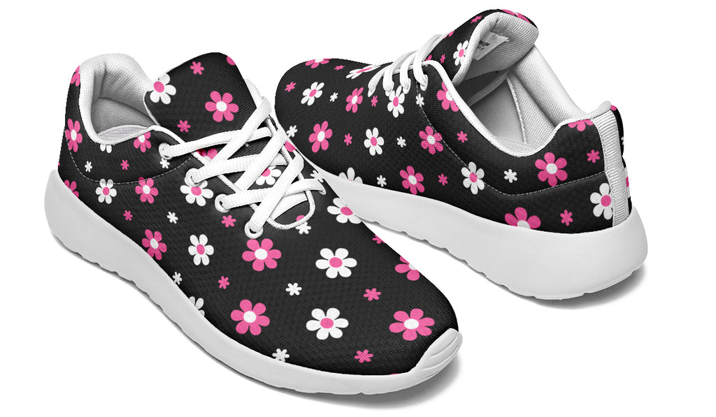Pink and Black Flowers