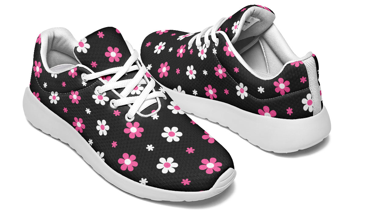 Pink and Black Flowers