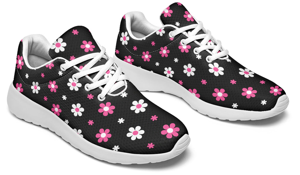 Pink and Black Flowers