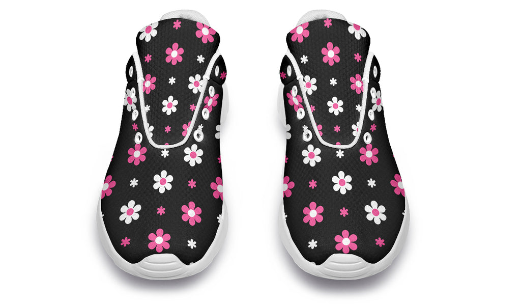 Pink and Black Flowers