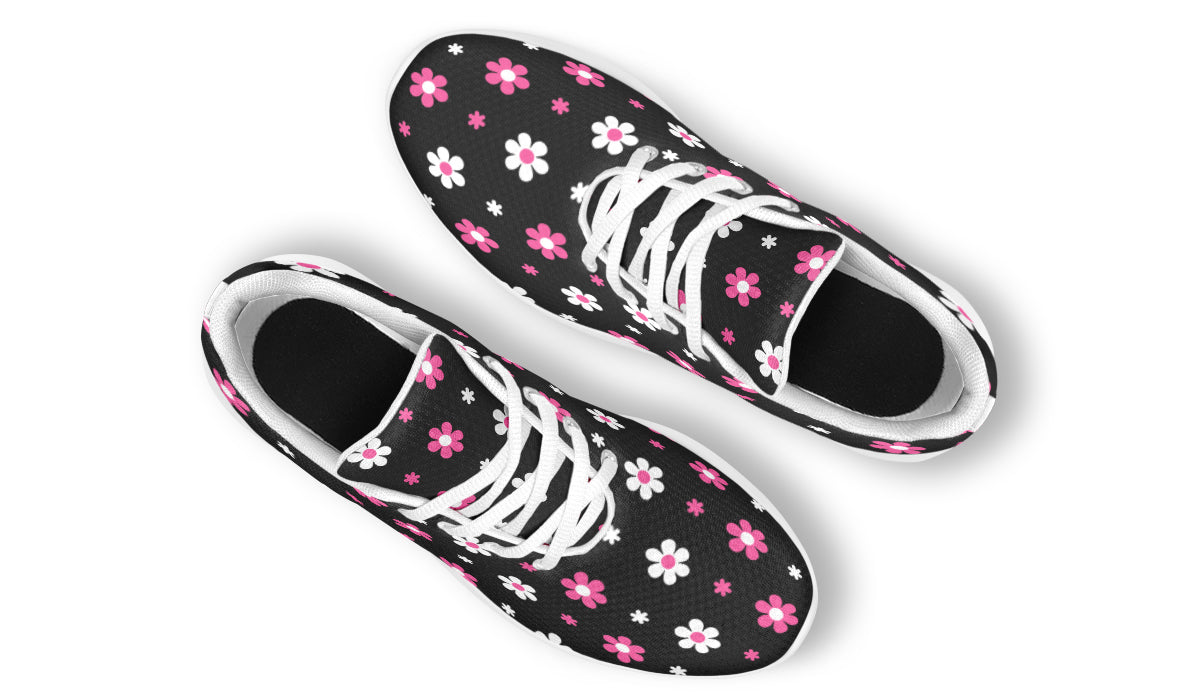Pink and Black Flowers