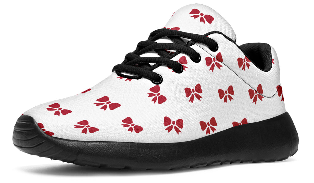 Ribbon Red On White