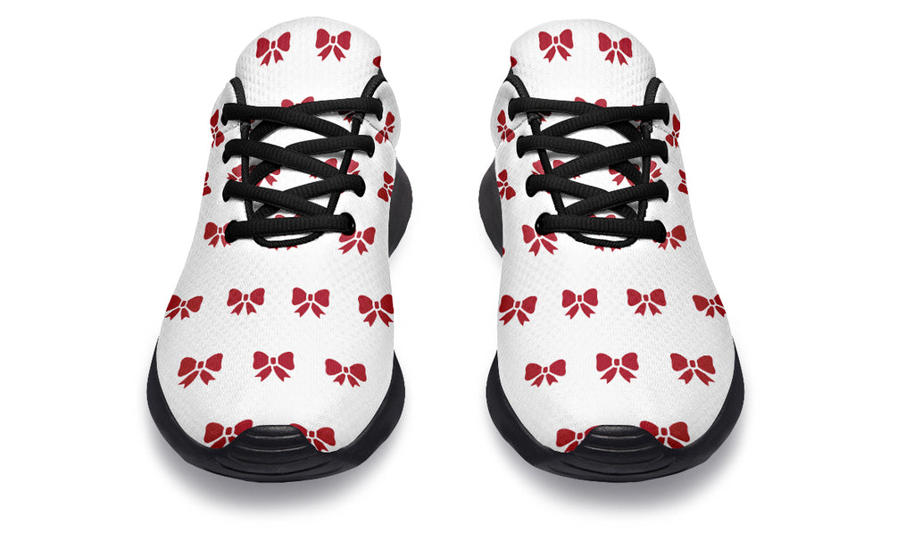 Ribbon Red On White